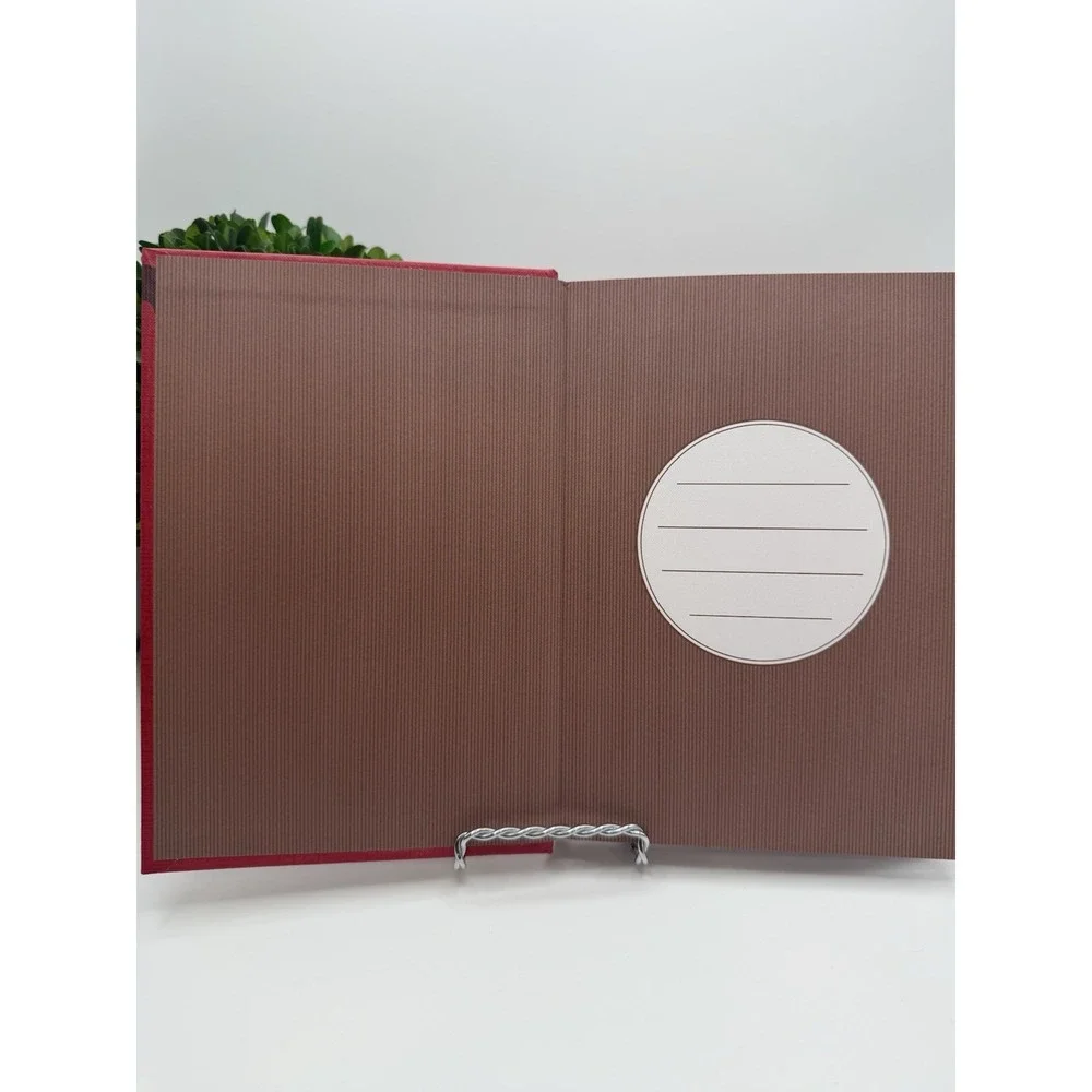 Hallmark Red Polka‎ Dot Hardcover Journal 8x6 Lined Notebook Retro Inspo 2AD4417